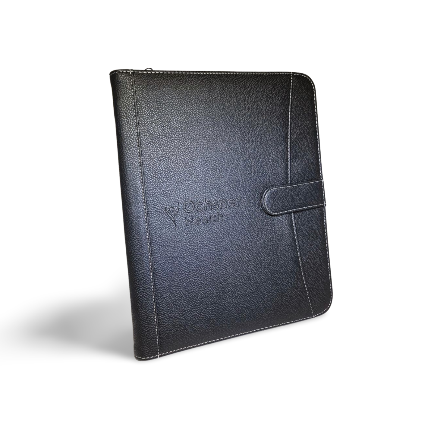 Pebble Grain Zippered Portfolio with Calculator, , large image number 1